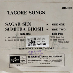 Sagar Sen, Sumitra Ghosh - Tagore Songs (45-RPM)
