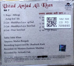Ustad Amjad Ali Khan - Raga Abhogi Vol. 1 (CD)