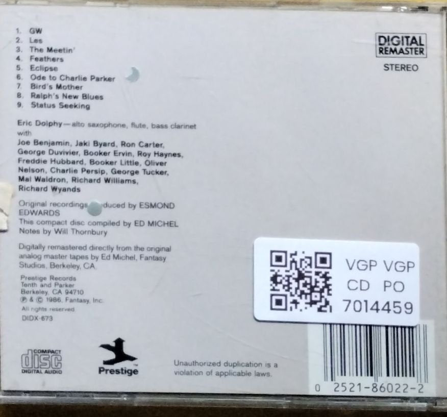 Eric Dolphy - The Essential Eric Dolphy (CD)