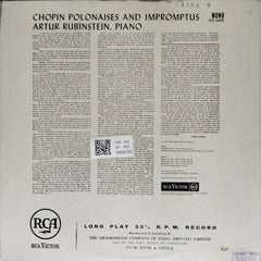 Artur Rubinstein - Chopin Polonaises & Impromptus (Vinyl)