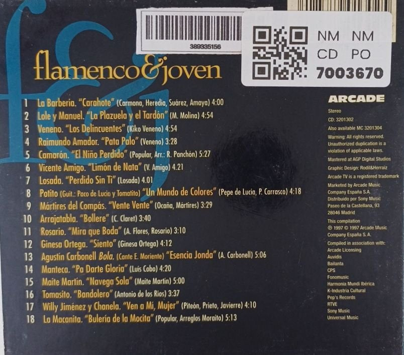 Various - Flamenco & Joven (CD)
