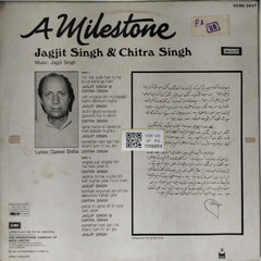 Jagjit Singh, Chitra Singh - A Milestone (Vinyl)