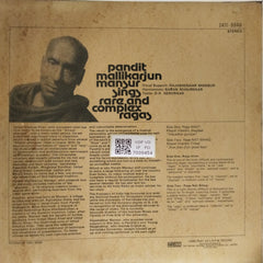 Pandit Mallikarjun Mansur - Pandit Mallikarjun Mansur Sings Rare and Complex Ragas (Vinyl)