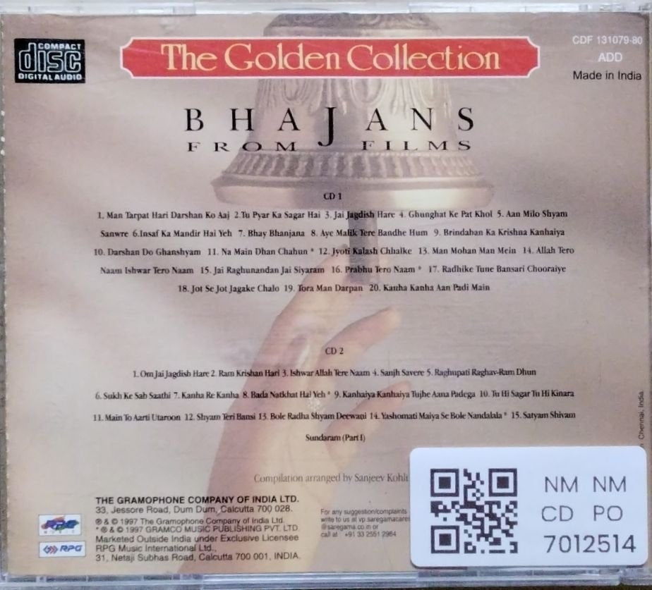 Various - The Golden Collection: Bhajans From Films (CD) (2)