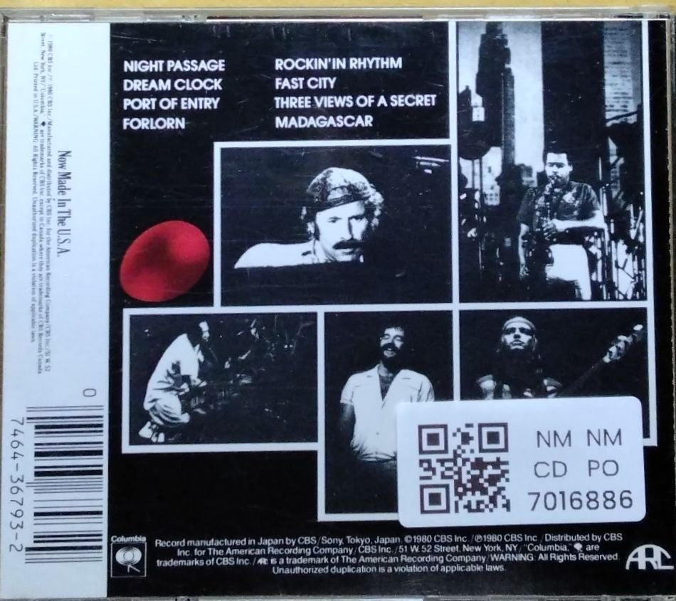 Weather Report - Night Passage (CD)
