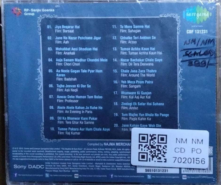 Hasrat Jaipuri - Oldies but Goldies (CD)