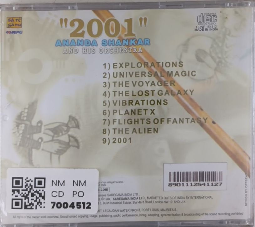 Ananda Shankar - 2001 (CD)