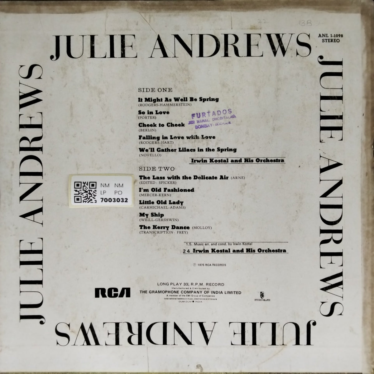 Julie Andrews - Julie Andrews (Vinyl)