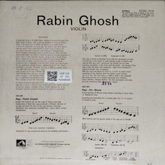 Rabin Ghosh - Raga: Pahadi Jhinjhoti / Raga: Ahir Bhairav (Vinyl)