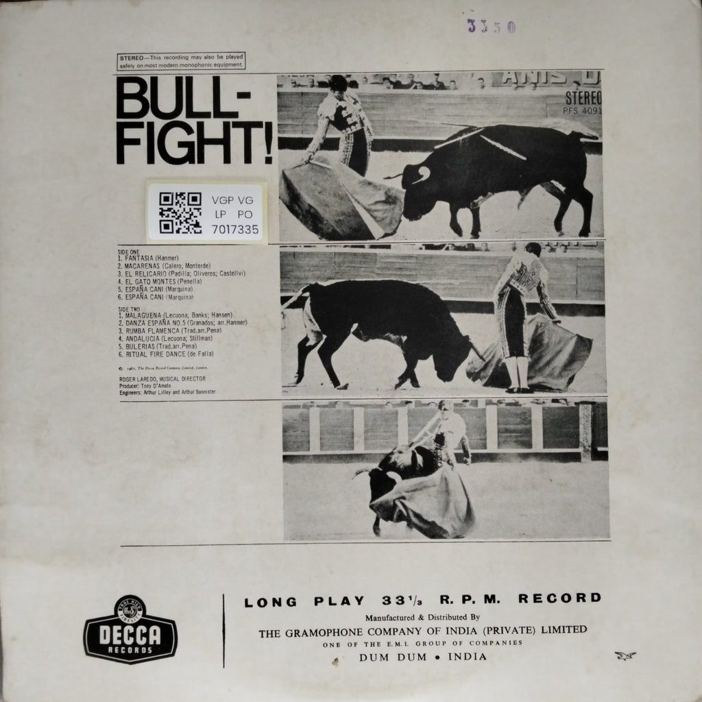 Roger Laredo - Bullfight! (Vinyl)