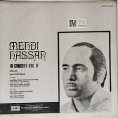 Mehdi Hassan - Mehdi Hassan in Concert Vol II (Vinyl)