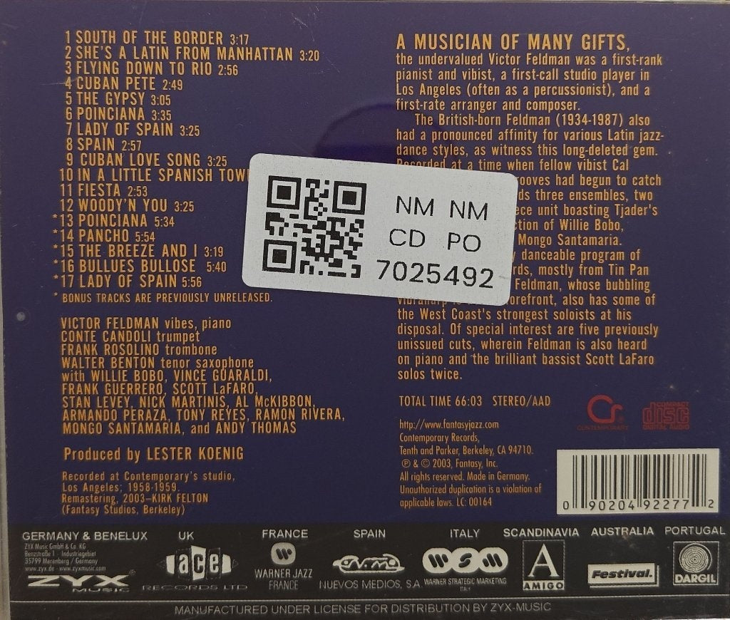 Victor Feldman - Latinsville! (CD)