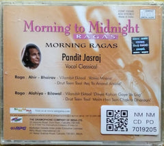 Pandit Jasraj - Morning to Midnight Ragas: Morning Ragas (CD)