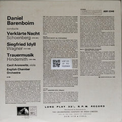 Daniel Barenboim - Verklärte Nacht / Siegfried Idyll / Trauermusik (Vinyl)