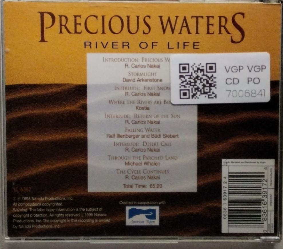 R. Carlos Nakai, David Arkenstone, Kostia, Ralf Illenberger, Budi Siebert, Michael Whalen - Precious Waters: River of Life (CD)