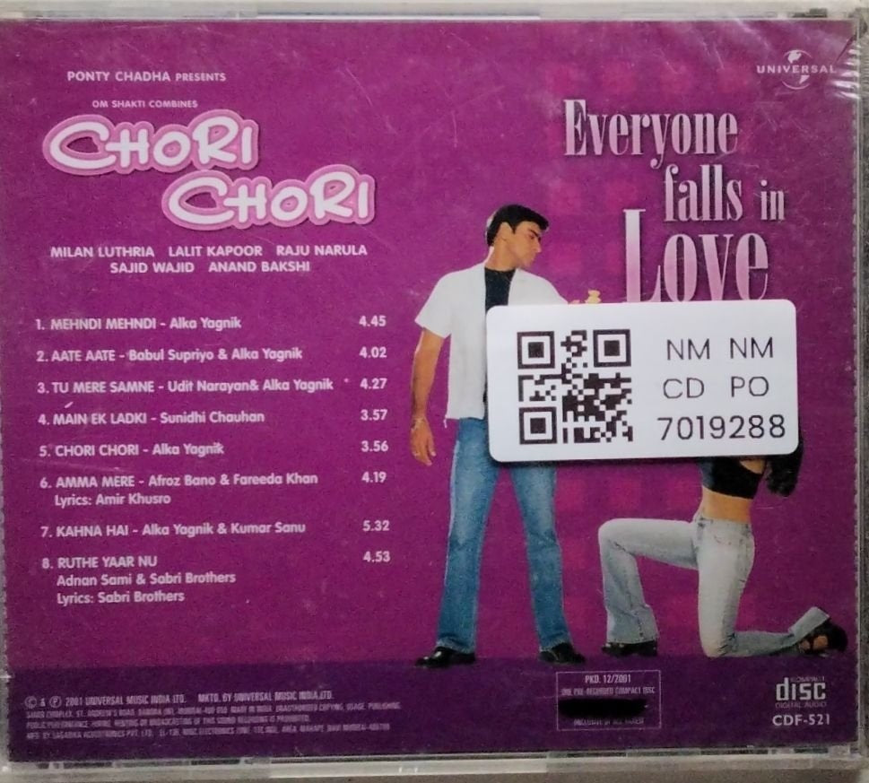 Sajid Wajid - Chori Chori (CD)