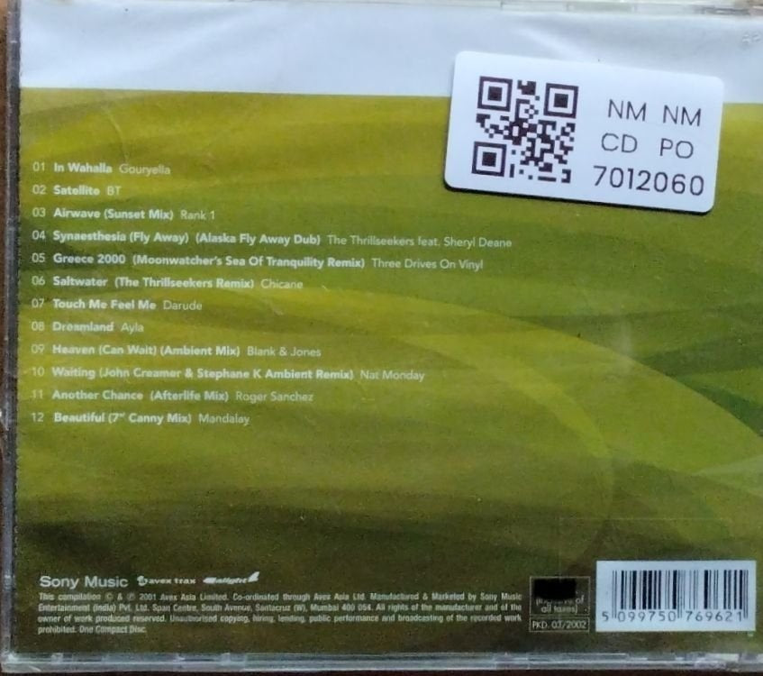 Various - Chill Out the album:03 Relaxing Music Journey (CD)