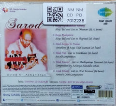 Ustad A Akbar Khan - Sarod (CD)