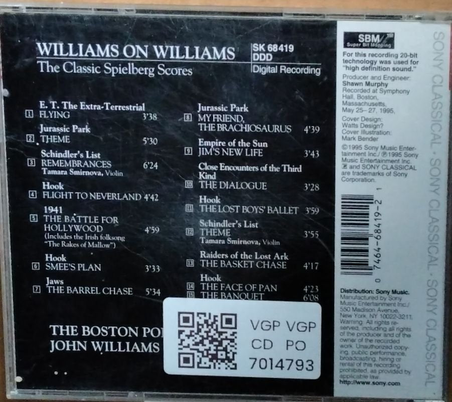 John Williams, The Boston Pops Orchestra - The Classic Spielberg Scores (CD)