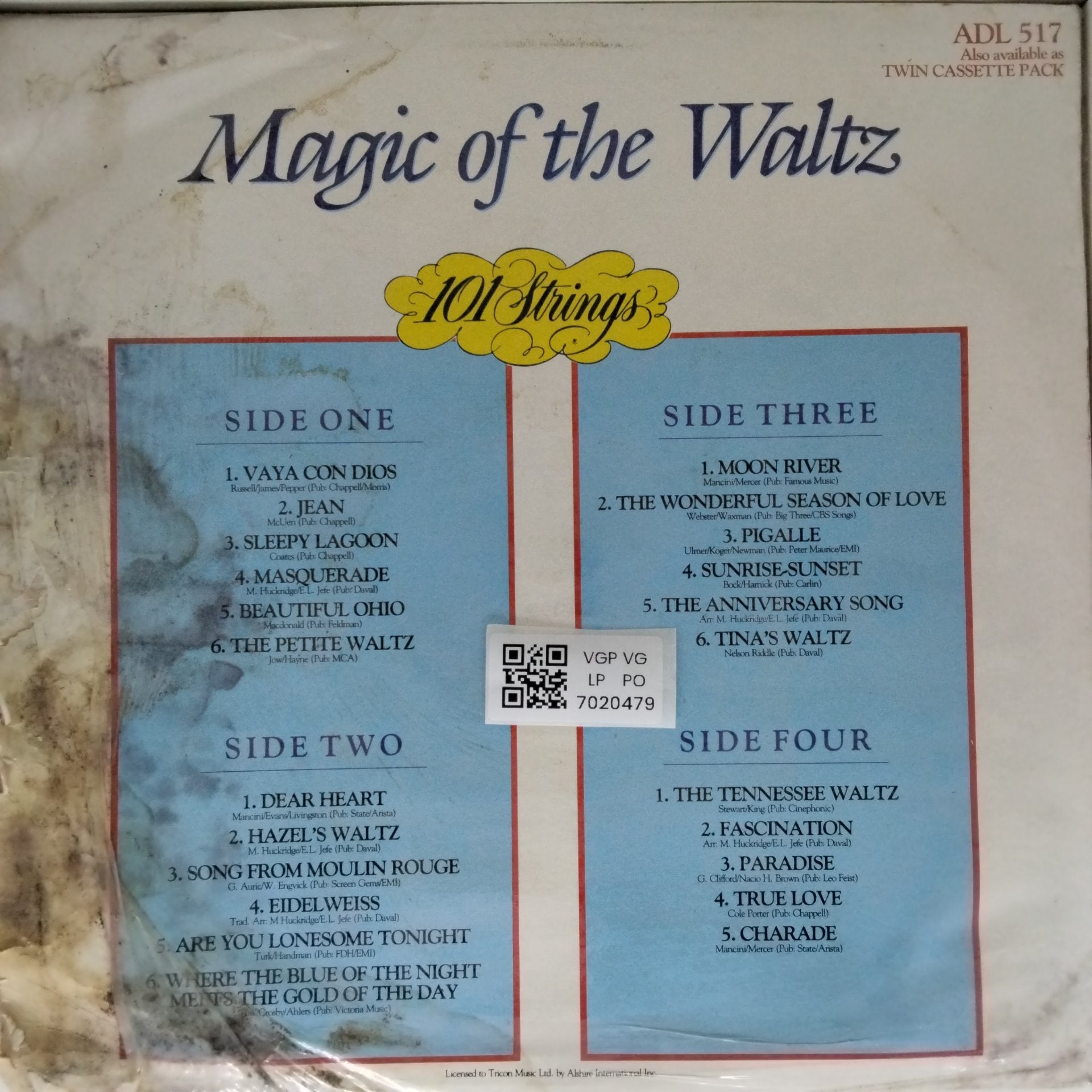 101 Strings - Magic of the Waltz (Vinyl) (2)