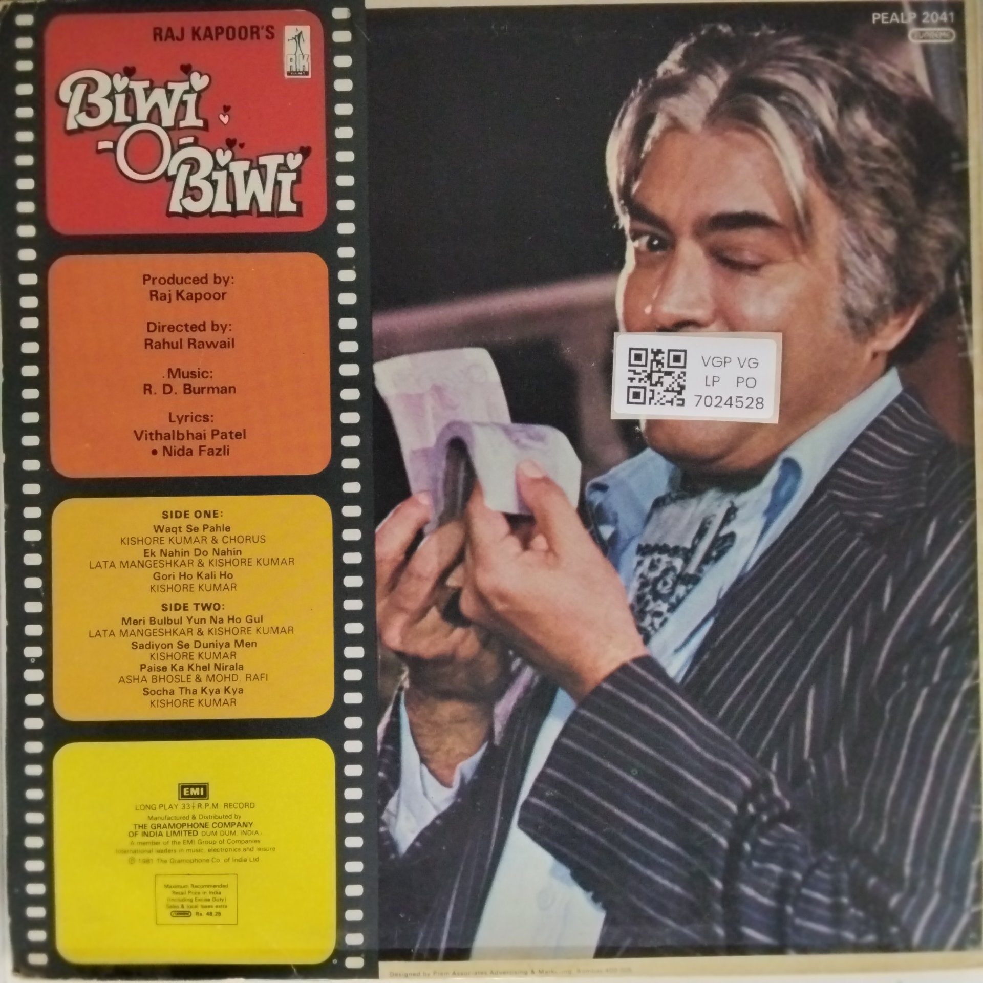 R. D. Burman - Biwi-O-Biwi (Vinyl)
