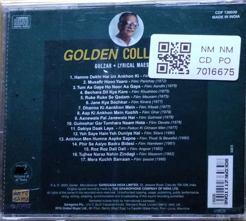 Gulzar - Golden Collection (CD)