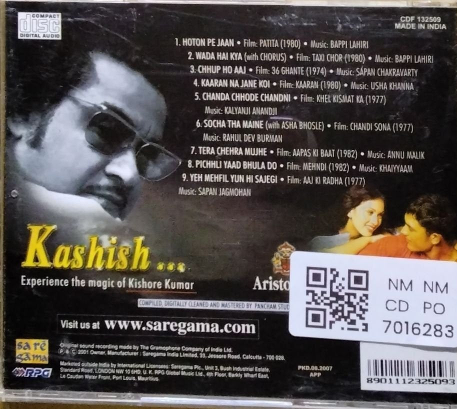 Kishore Kumar - Kashish... Experience the magic of Kishore Kumar (CD)