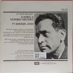 Bhimsen Joshi - At Your Request: Evening And Morning Melodies (Vinyl)
