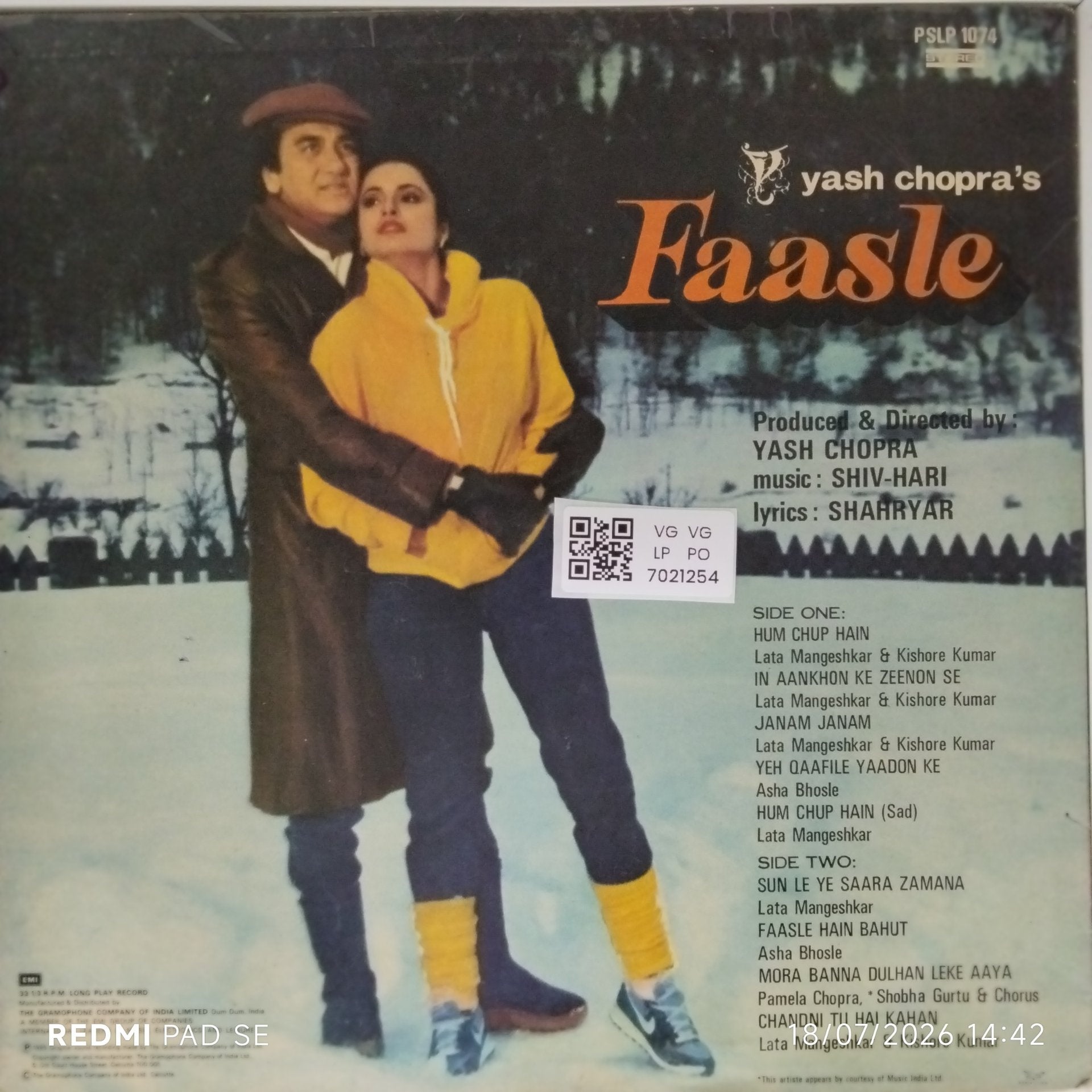 Shiv-Hari - Faasle (Vinyl)