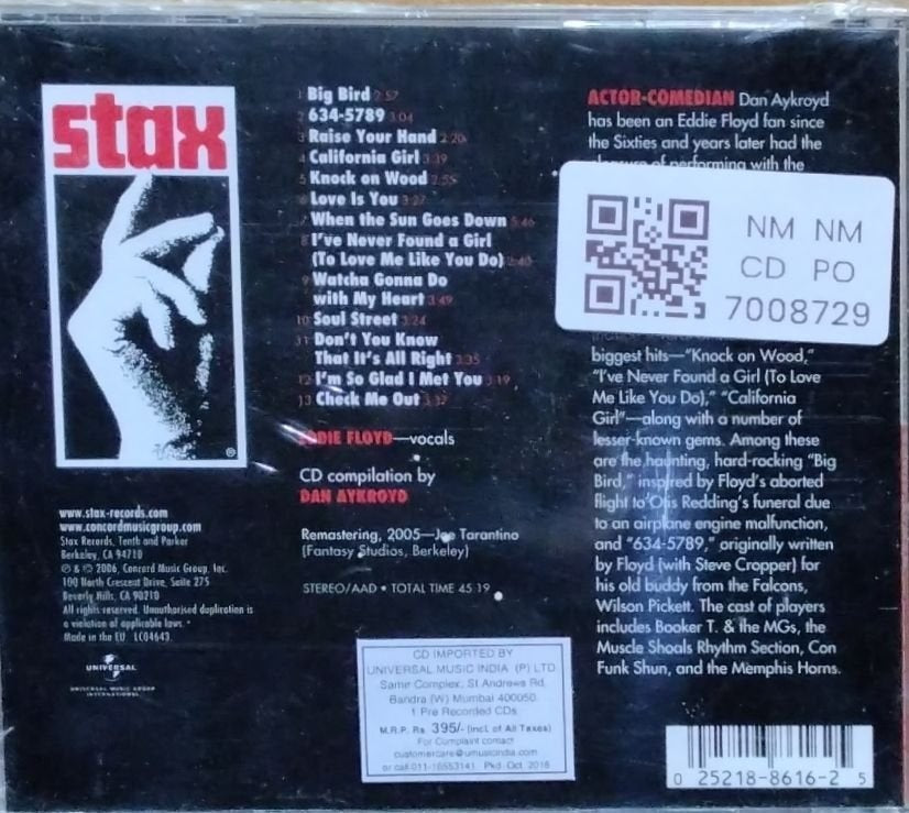 Eddie Floyd - Stax Profiles: Eddie Floyd (CD)