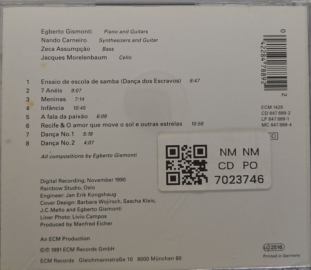 Egberto Gismonti Group - Infância (CD)