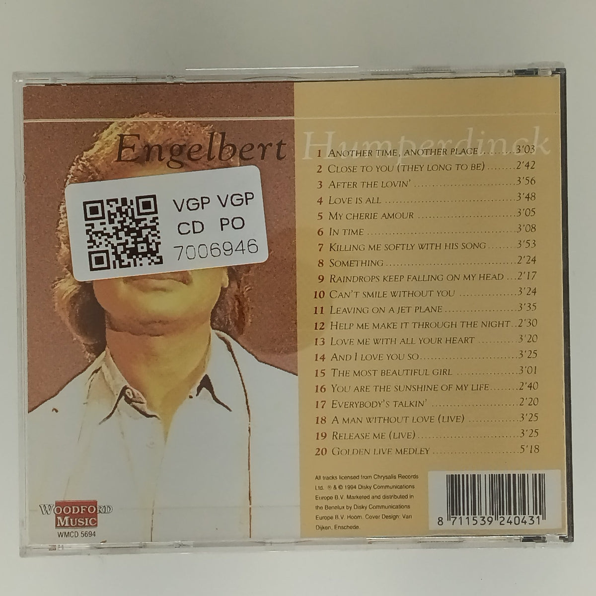 Engelbert Humperdinck - Release Me: His Greatest Hits (CD)