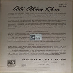 Ali Akbar Khan - Raga Chandra Nandan Raga Bhairavi (Vinyl)