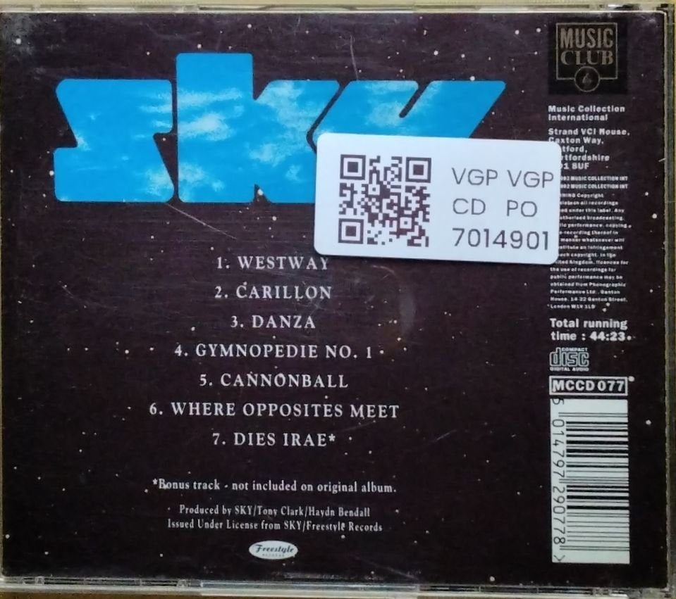 John Williams, Herbie Flowers, Kevin Peek, Tristan Fry, Francis Monkman - Sky (CD)