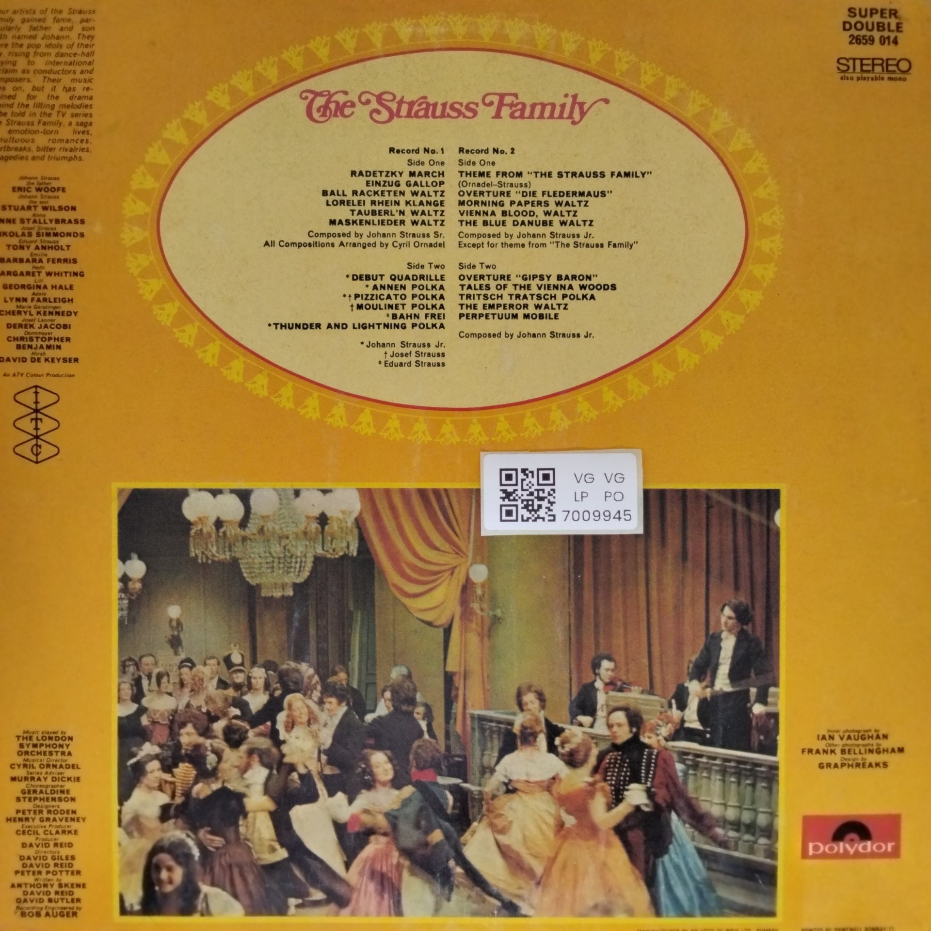 London Symphony Orchestra, Cyril Ornadel - The Strauss Family (Vinyl)