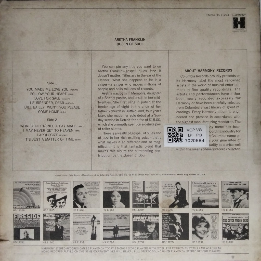 Aretha Franklin - Queen of Soul (Vinyl)