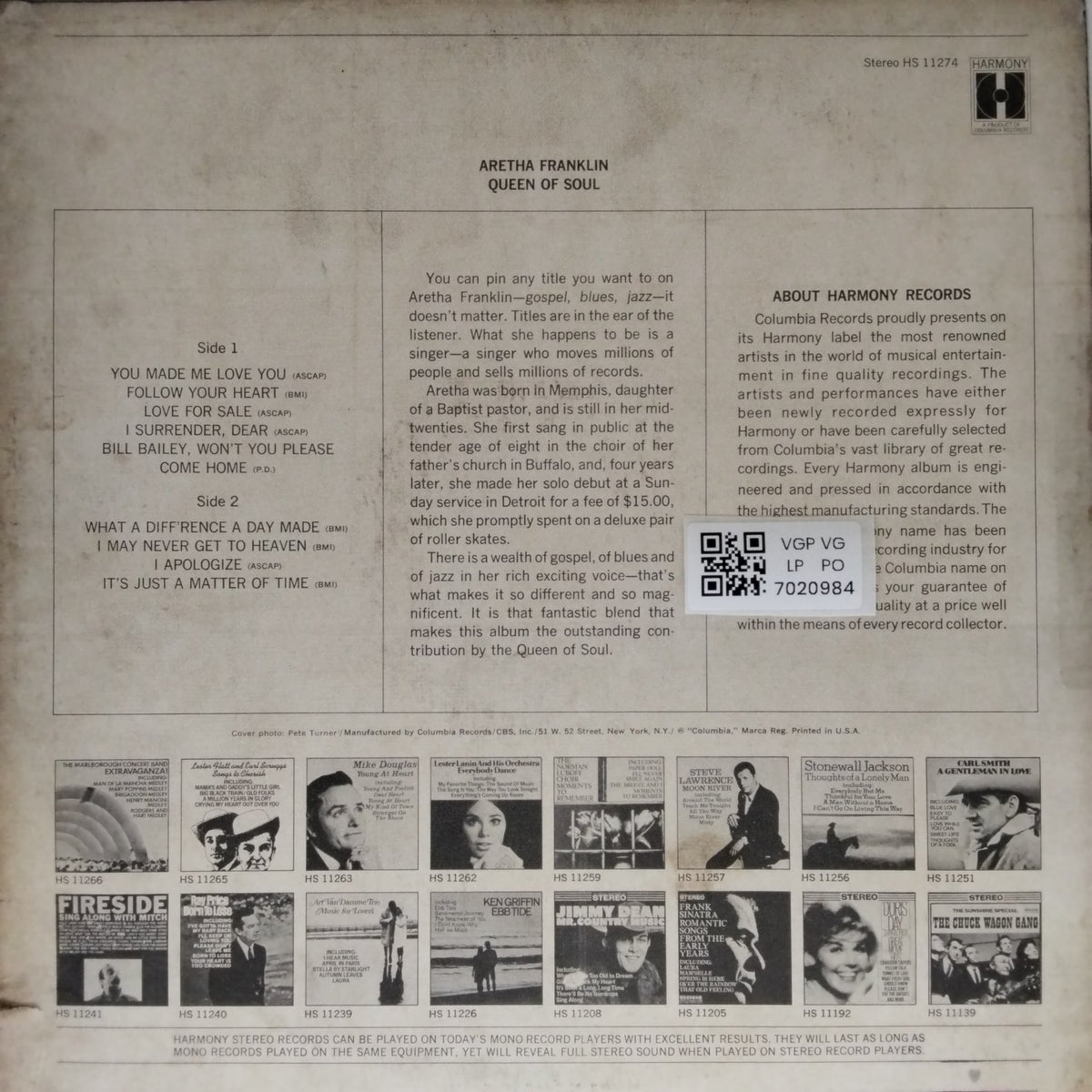 Aretha Franklin - Queen of Soul (Vinyl)