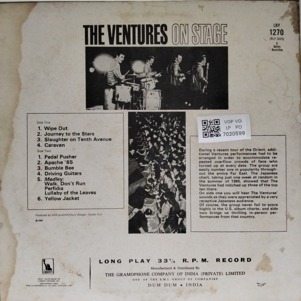 The Ventures - On Stage (Vinyl)