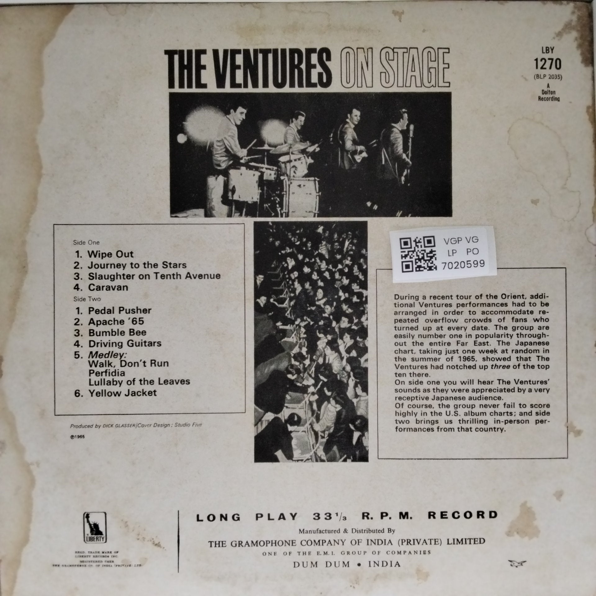 The Ventures - On Stage (Vinyl)