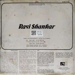 Ravi Shankar - Sitar Recital (Vinyl)