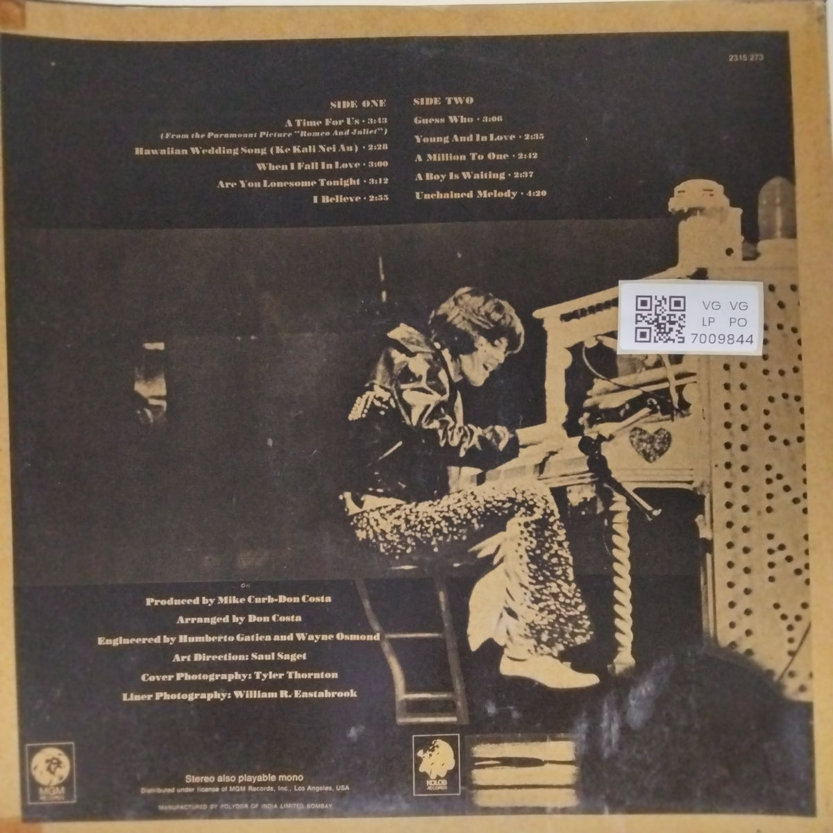 Donny Osmond - A Time For Us (Vinyl)