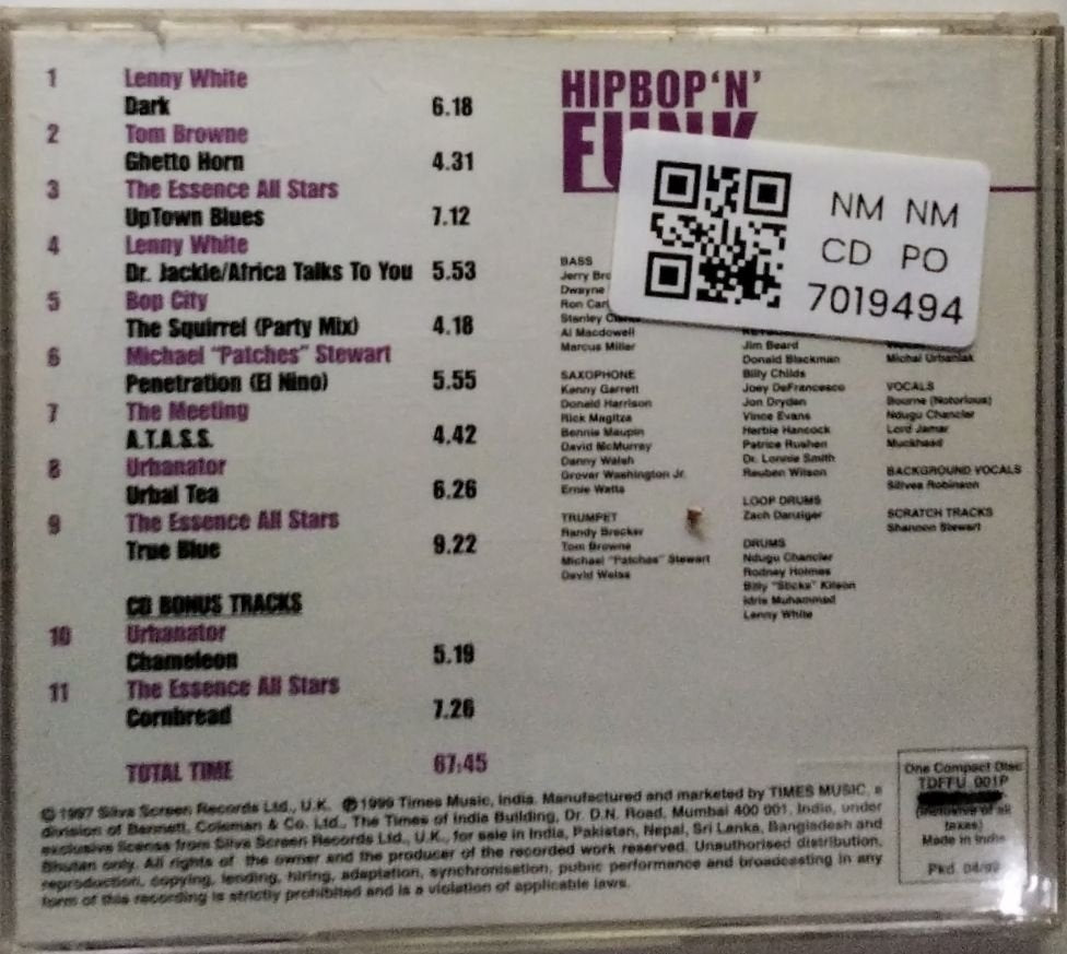 Various - Hipbop 'N' Funk (CD)