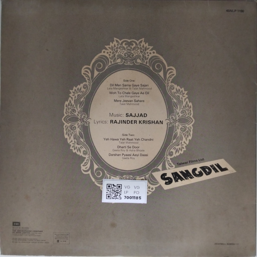 Sajjad - Sangdil (Vinyl)