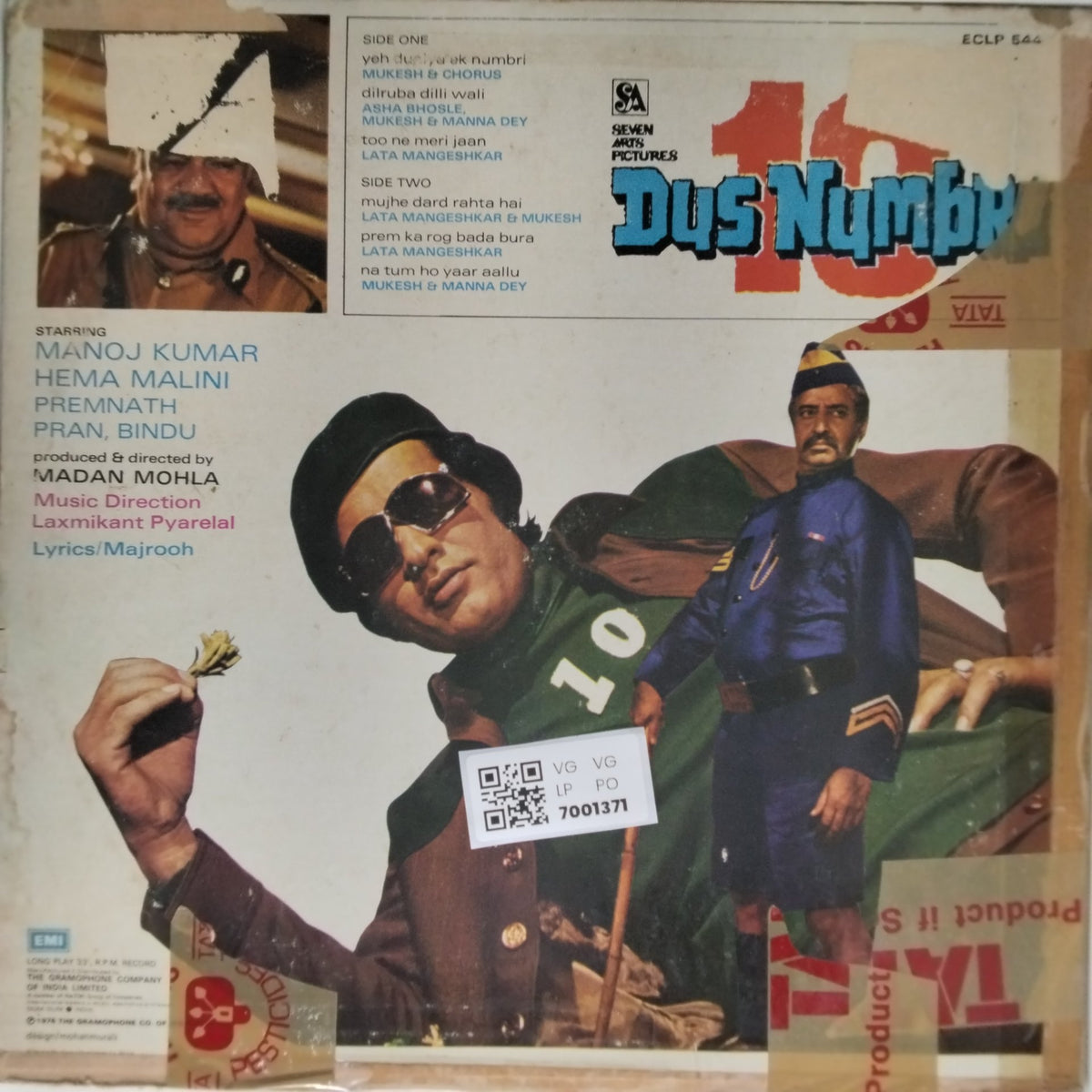 Laxmikant Pyarelal - Dus Numbri (Vinyl)