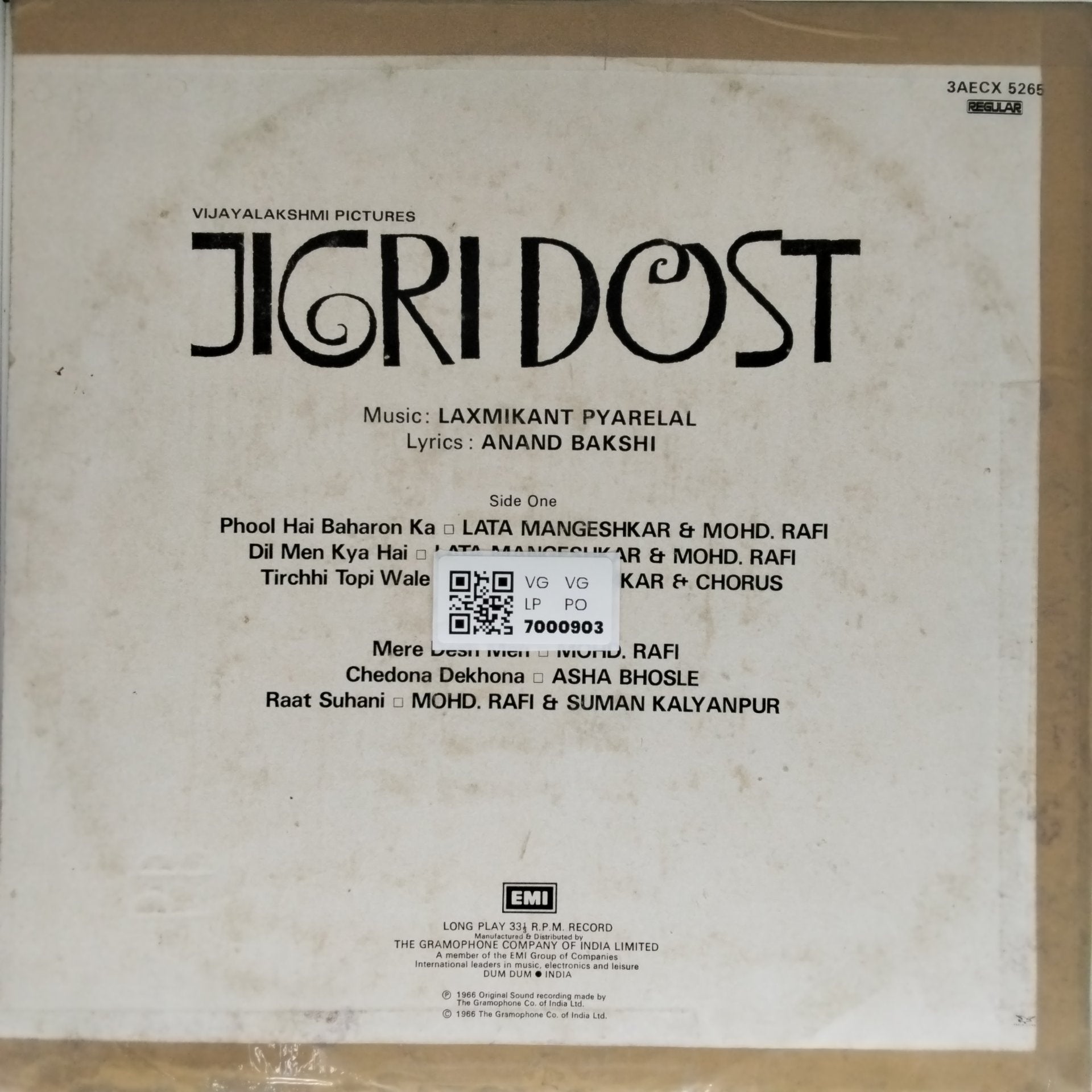 Laxmikant Pyarelal - Jigri Dost (Vinyl)