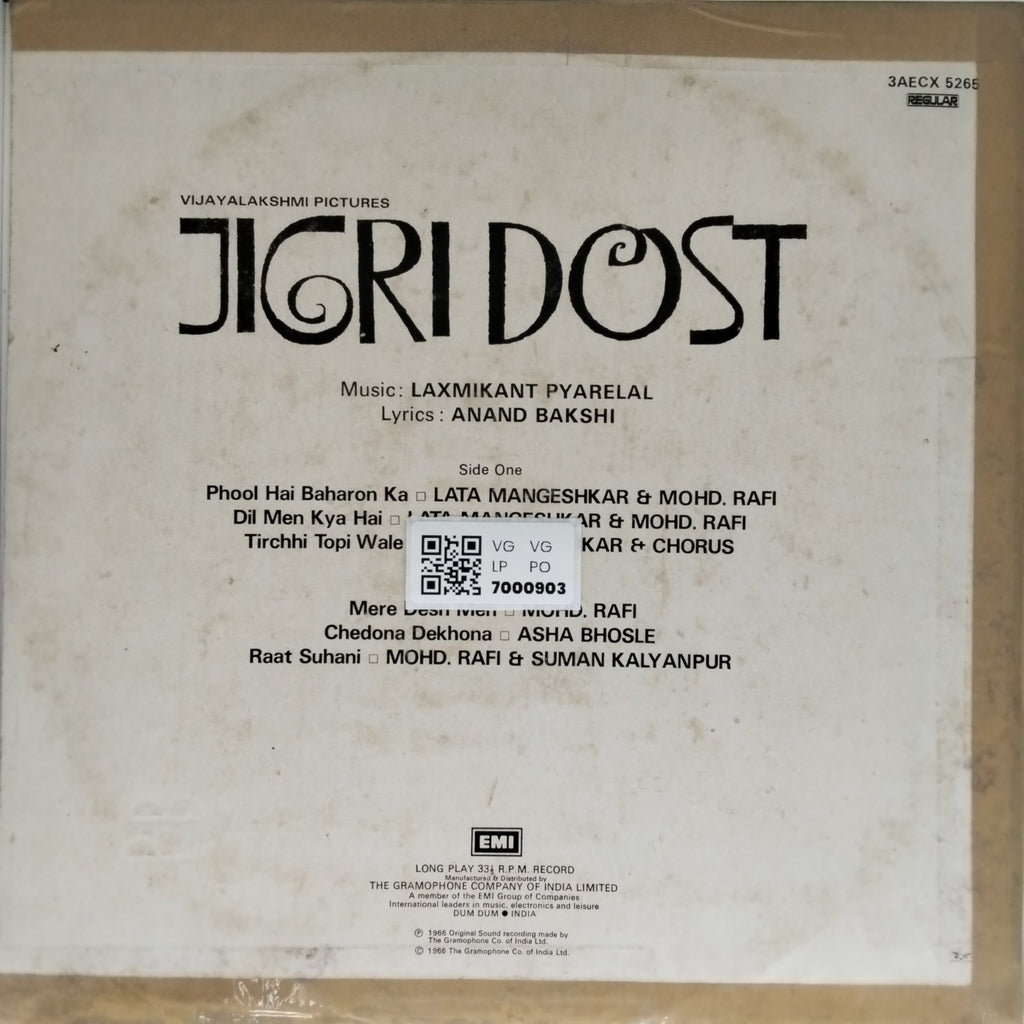 Laxmikant Pyarelal - Jigri Dost (Vinyl)