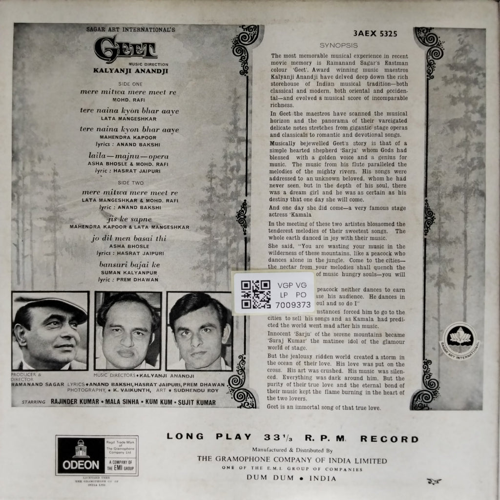 Kalyanji Anandji - Geet (Vinyl)