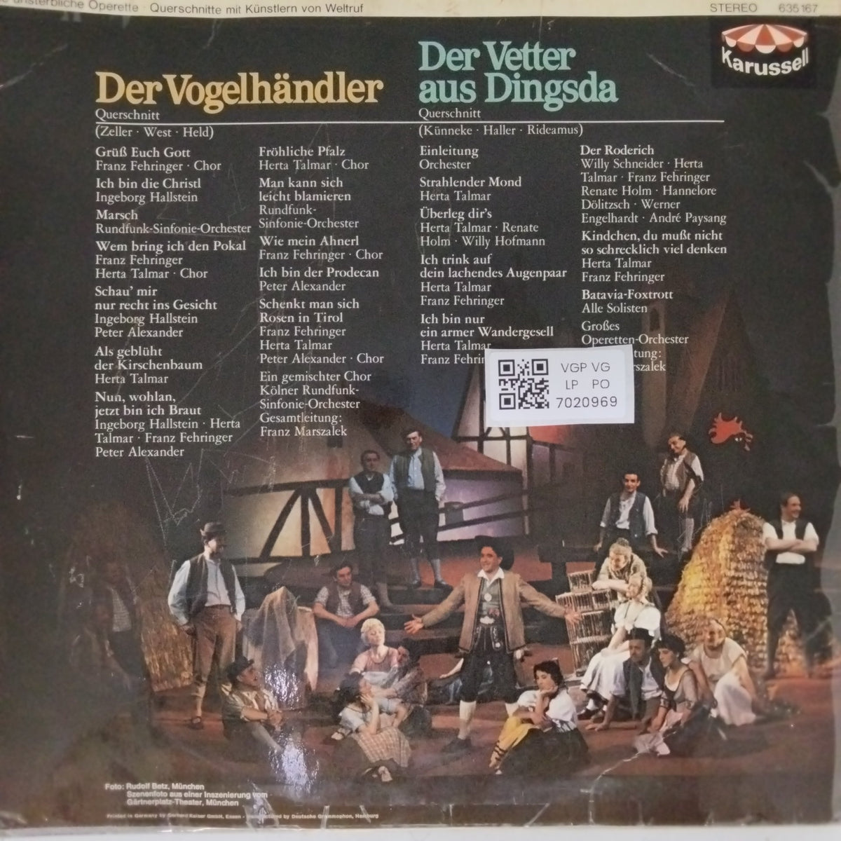 Franz Marszalek - Der Vogelhändler Der Vetter aus Dingsda (Vinyl)