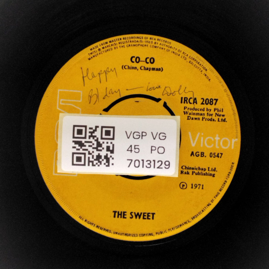 The Sweet - Done Me Wrong or Right / Co-Co (45-RPM)