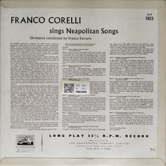 Franco Corelli - Franco Corelli Sings Neapolitan Songs (Vinyl)